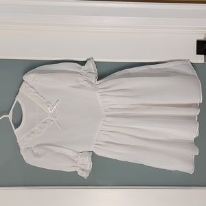 Girls white dress